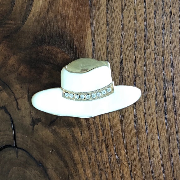 Jewelry - Vintage Rhinestone Cowgirl Hat Pin